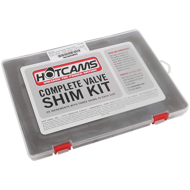 Hot Cams 9.48mm Complete Shim Kit HCSHIM02 for Arctic Cat DVX 400 ATV Honda TRX ATV Kawasaki KFX ATV Suzuki LT-R ATV Yamaha YFZ ATV, Regular - Image 1